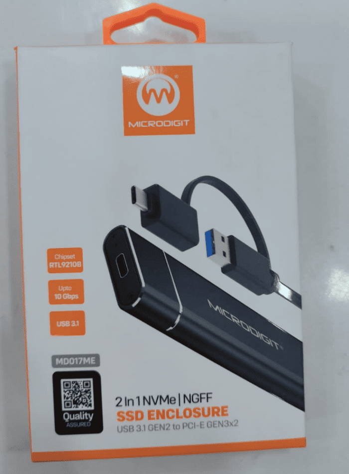 Microdigit NVME Enclosure